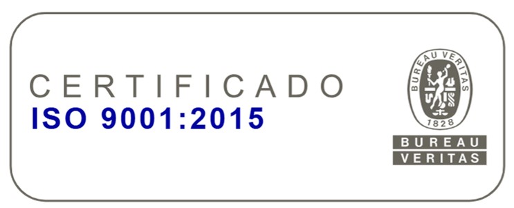 Certificado ISO 9001:2015 Bureau Veritas
